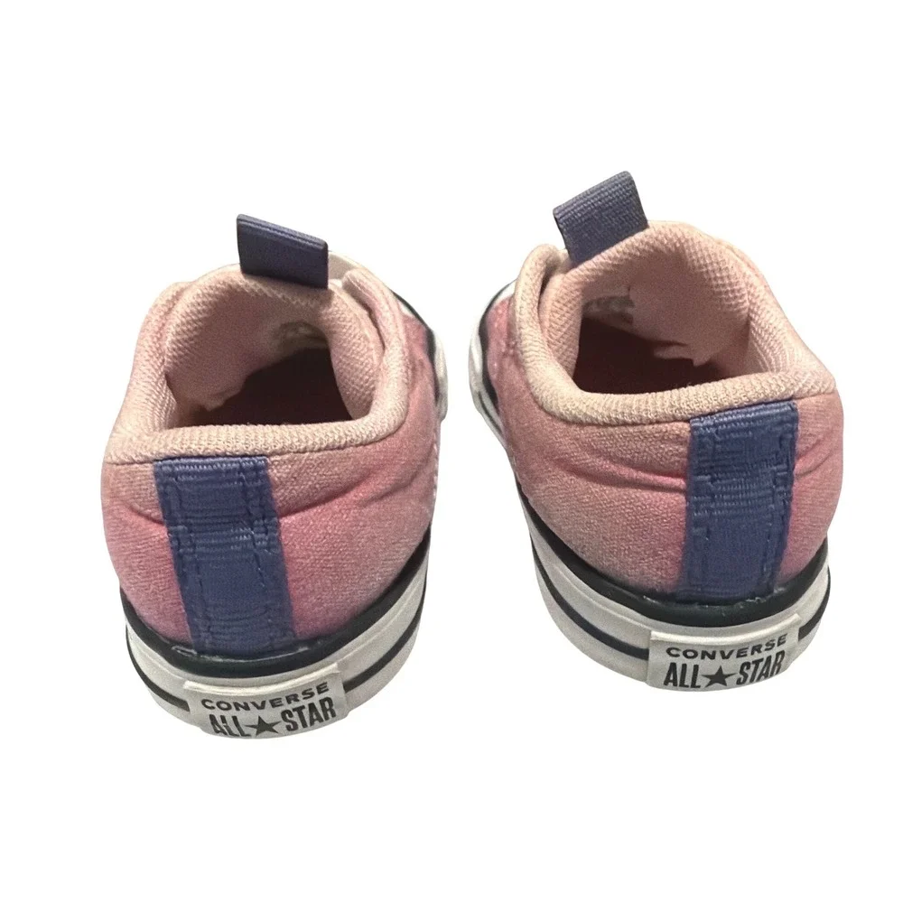 Converse Chuck Taylor All Star Infant Pink Purple Ombre Sneakers A04346F Size 8